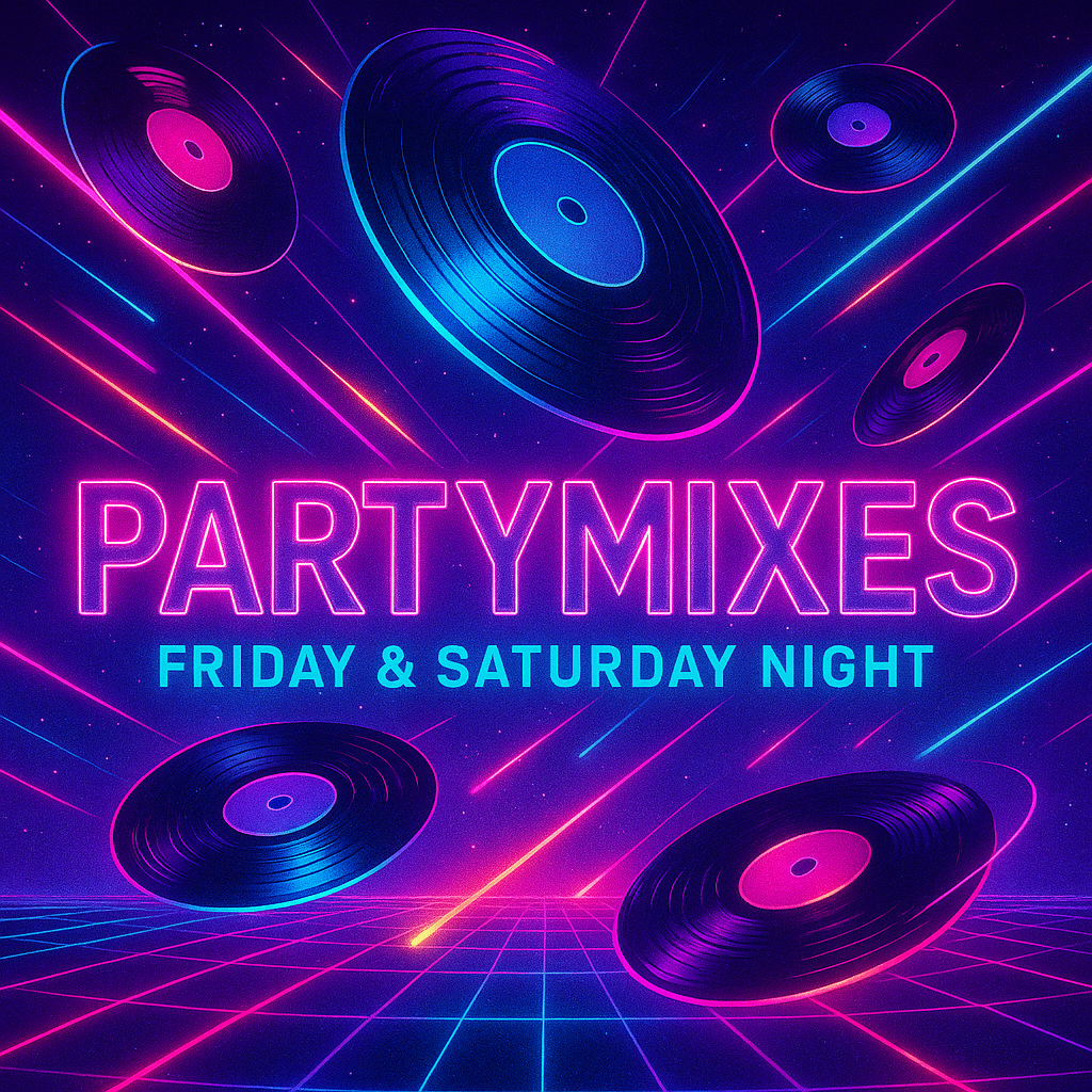 PartyMixes promotional poster